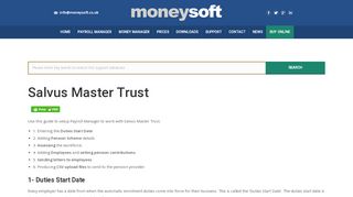 
                            10. Salvus Master Trust | Moneysoft