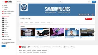 
                            2. SamDownloads - YouTube