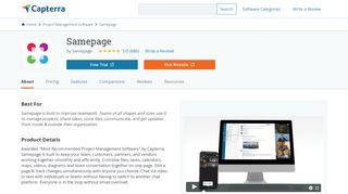 
                            7. Samepage Reviews and Pricing - 2019 - Capterra