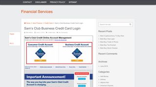 
                            11. Sam's Club Business Credit Card Login