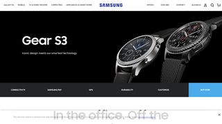 
                            8. Samsung Gear S3 Smart Watch | Samsung US