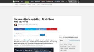 
                            8. Samsung Konto erstellen - Einrichtung und Features