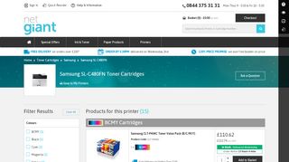 
                            6. Samsung SL C480FN Toner Cartridges | NetGiant