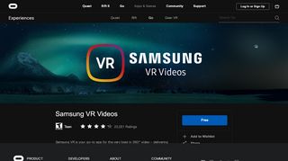 
                            9. Samsung VR Videos on Oculus Go | Oculus