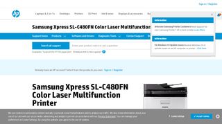 
                            1. Samsung Xpress SL-C480FN Color Laser Multifunction Printer