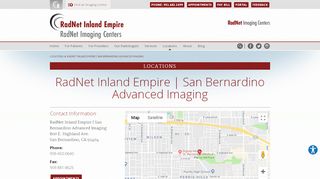 
                            2. San Bernardino Advanced Imaging | CA | RadNet Inland Empire
