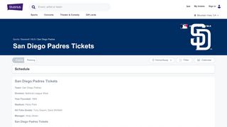 
                            9. San Diego Padres Tickets - StubHub