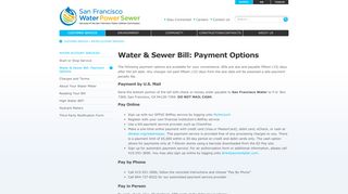 
                            5. San Francisco Public Utilities Commission : Water & Sewer Bill ...