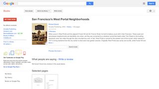 
                            9. San Francisco's West Portal Neighborhoods