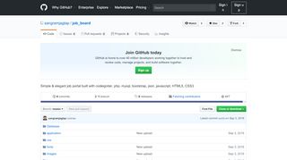 
                            4. sangramjagtap/job_board: Simple & elegant job portal built ... - GitHub