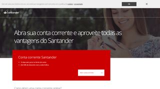 
                            5. Santander - Abrir conta corrente