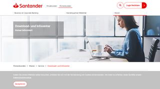 
                            3. Santander - Download- und Infocenter