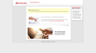 
                            8. Santander OnlineBanking