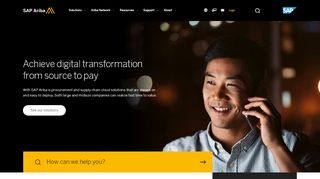 
                            4. SAP Ariba | Cloud-Based Network Solutions for Buyers and Suppliers