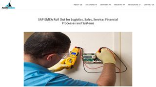 
                            7. SAP EMEA Roll Out for Logistics, Sales, Service ... - Accrete Solutions