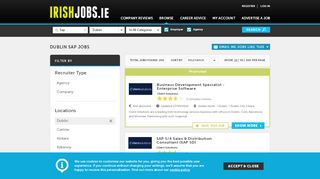 
                            2. Sap Jobs Dublin - irishjobs.ie