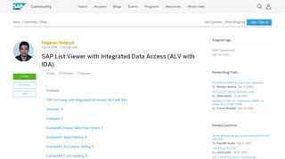 
                            9. SAP List Viewer with Integrated Data Access (ALV with IDA ...