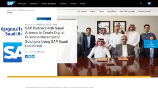 
                            3. SAP Partners with Saudi Aramco to Create Digital …