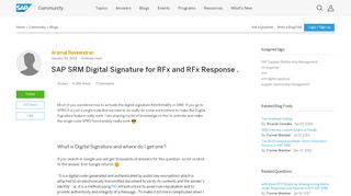 
                            5. SAP SRM Digital Signature for RFx and RFx Response . | SAP ...