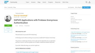 
                            9. SAPUI5 Applications with Firebase Anonymous Authentication ...