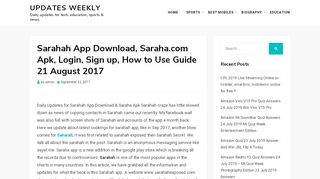 
                            3. Sarahah app download, Saraha apk Login, Sign up August 24 ...