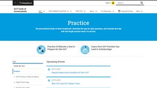 
                            5. SAT Practice | SAT Suite of Assessments – The College Board