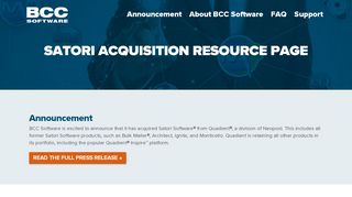 
                            5. Satori Acquisition | BCC Software