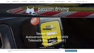 
                            9. Sauber fahren - Autoversicherung sparen! VHV Telematik-Box ...