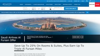 
                            7. Saudi Airlines Alfursan Offer | Atlantis The Palm