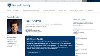 
                            7. Saul Andron | Yeshiva University