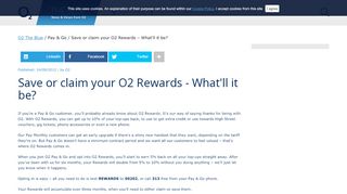 
                            9. Save or claim your O2 Rewards – What’ll it be? - O2 The Blue
