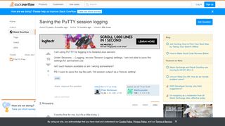 
                            8. Saving the PuTTY session logging - Stack Overflow