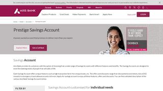 
                            4. Savings Account - Apply for Best Savings Account Online at ...