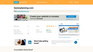 
                            5. Saviorplanning.com - Easy Counter: Count web pages …