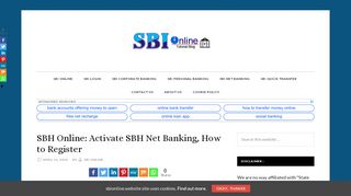 
                            4. SBH Online: Activate SBH Net Banking, How to Register - SBI ...