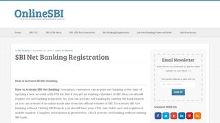 
                            4. SBI Net Banking Registration | OnlineSBI