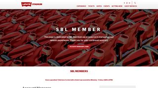 
                            1. SBL Members - Levi's® Stadium