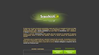 
                            1. Scacchi on-line! vantaggi-login - game.scacchisti.it