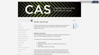 
                            6. SCAD Job Portal – Career and Alumni Success at SCAD