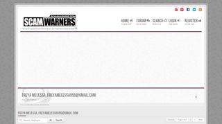 
                            8. ScamWarners.com View topic - Freya Melessa ...