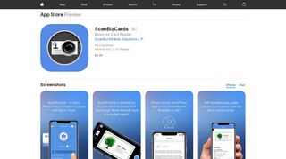 
                            2. ScanBizCards on the App Store