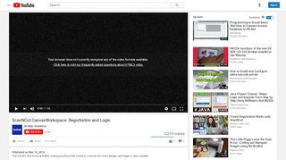 
                            6. ScanNCut CanvasWorkspace: Registration and Login - YouTube
