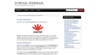 
                            6. Scarlet Webmail — Portail Webmail