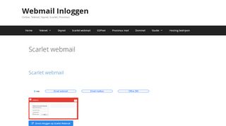 
                            3. Scarlet webmail | Webmail Inloggen