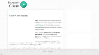 
                            5. Scarlet.be : Comment se connecter à la webmail …