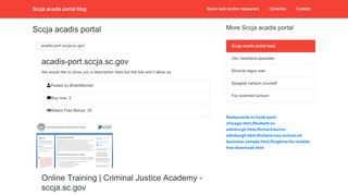 
                            8. Sccja acadis portal