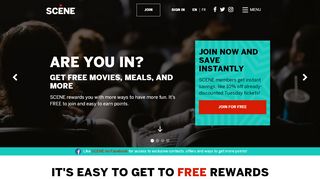 
                            4. SCENE - The movie reward program from Scotiabank and ...