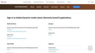 
                            7. Scene7, customer login | Adobe Experience Manager