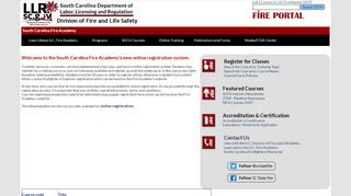 
                            5. SCFA Courses - SC Fire Academy