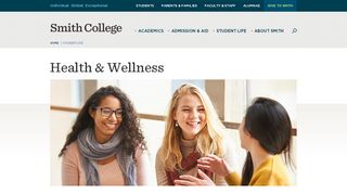 
                            1. Schacht Center for Health and Wellness | Smith College